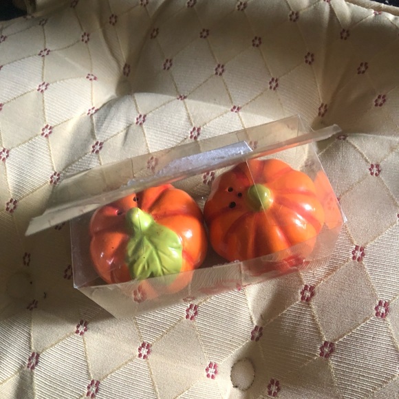 Pumpkin Salt & Pepper Shakers - Picture 2 of 3